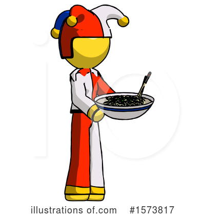 Royalty-Free (RF) Yellow Design Mascot Clipart Illustration by Leo Blanchette - Stock Sample #1573817