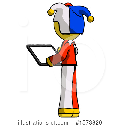 Royalty-Free (RF) Yellow Design Mascot Clipart Illustration by Leo Blanchette - Stock Sample #1573820