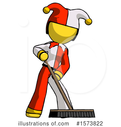 Royalty-Free (RF) Yellow Design Mascot Clipart Illustration by Leo Blanchette - Stock Sample #1573822