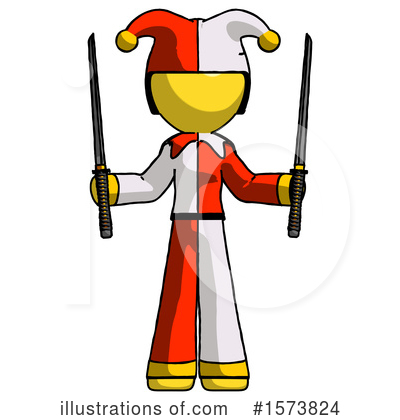 Royalty-Free (RF) Yellow Design Mascot Clipart Illustration by Leo Blanchette - Stock Sample #1573824
