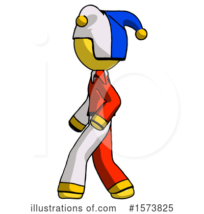 Royalty-Free (RF) Yellow Design Mascot Clipart Illustration by Leo Blanchette - Stock Sample #1573825