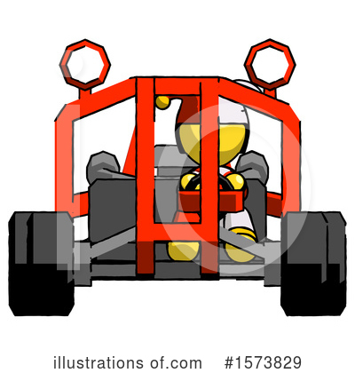 Royalty-Free (RF) Yellow Design Mascot Clipart Illustration by Leo Blanchette - Stock Sample #1573829
