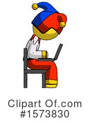 Yellow Design Mascot Clipart #1573830 by Leo Blanchette
