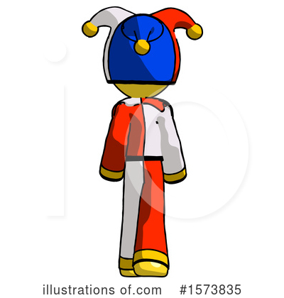 Royalty-Free (RF) Yellow Design Mascot Clipart Illustration by Leo Blanchette - Stock Sample #1573835