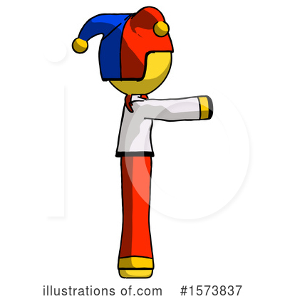 Royalty-Free (RF) Yellow Design Mascot Clipart Illustration by Leo Blanchette - Stock Sample #1573837