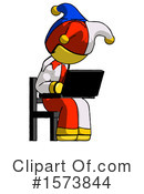 Yellow Design Mascot Clipart #1573844 by Leo Blanchette