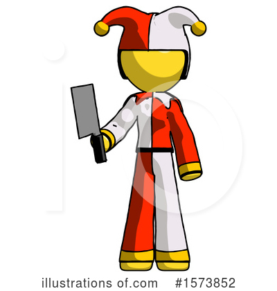 Royalty-Free (RF) Yellow Design Mascot Clipart Illustration by Leo Blanchette - Stock Sample #1573852