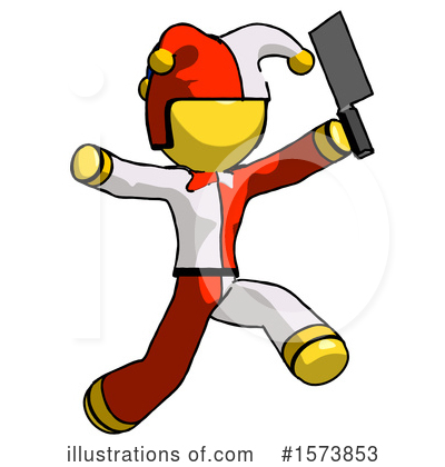 Royalty-Free (RF) Yellow Design Mascot Clipart Illustration by Leo Blanchette - Stock Sample #1573853