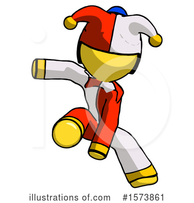 Royalty-Free (RF) Yellow Design Mascot Clipart Illustration by Leo Blanchette - Stock Sample #1573861