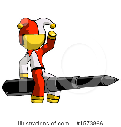Royalty-Free (RF) Yellow Design Mascot Clipart Illustration by Leo Blanchette - Stock Sample #1573866