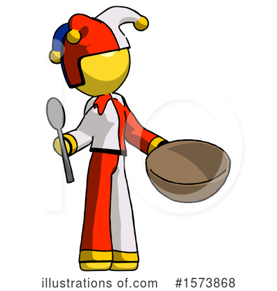 Royalty-Free (RF) Yellow Design Mascot Clipart Illustration by Leo Blanchette - Stock Sample #1573868