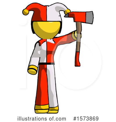 Royalty-Free (RF) Yellow Design Mascot Clipart Illustration by Leo Blanchette - Stock Sample #1573869