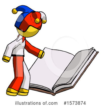 Royalty-Free (RF) Yellow Design Mascot Clipart Illustration by Leo Blanchette - Stock Sample #1573874