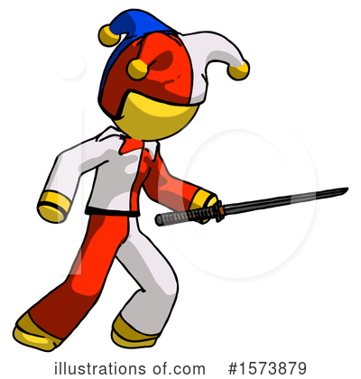 Royalty-Free (RF) Yellow Design Mascot Clipart Illustration by Leo Blanchette - Stock Sample #1573879