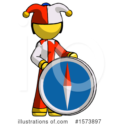 Royalty-Free (RF) Yellow Design Mascot Clipart Illustration by Leo Blanchette - Stock Sample #1573897