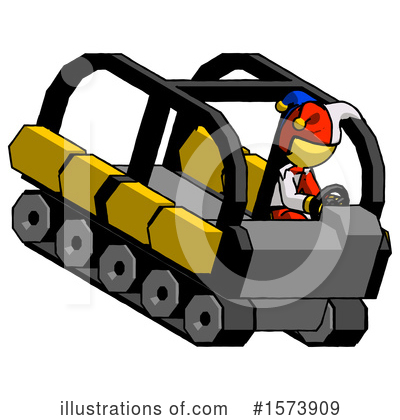 Royalty-Free (RF) Yellow Design Mascot Clipart Illustration by Leo Blanchette - Stock Sample #1573909
