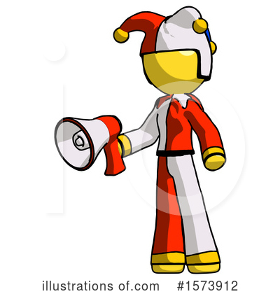 Royalty-Free (RF) Yellow Design Mascot Clipart Illustration by Leo Blanchette - Stock Sample #1573912