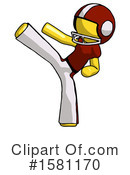 Yellow Design Mascot Clipart #1581170 by Leo Blanchette
