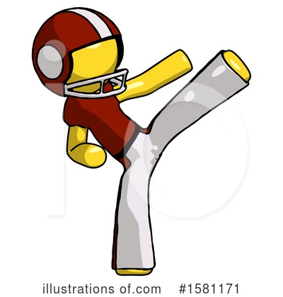 Royalty-Free (RF) Yellow Design Mascot Clipart Illustration by Leo Blanchette - Stock Sample #1581171