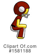 Yellow Design Mascot Clipart #1581188 by Leo Blanchette