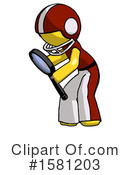Yellow Design Mascot Clipart #1581203 by Leo Blanchette