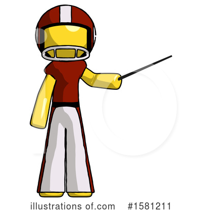 Royalty-Free (RF) Yellow Design Mascot Clipart Illustration by Leo Blanchette - Stock Sample #1581211