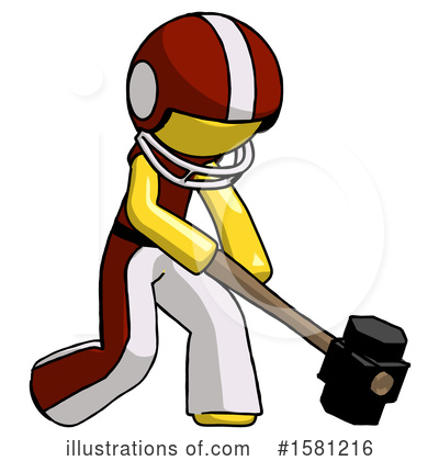 Royalty-Free (RF) Yellow Design Mascot Clipart Illustration by Leo Blanchette - Stock Sample #1581216