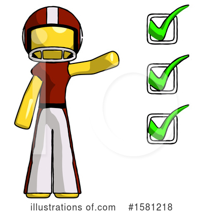 Royalty-Free (RF) Yellow Design Mascot Clipart Illustration by Leo Blanchette - Stock Sample #1581218