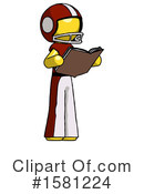 Yellow Design Mascot Clipart #1581224 by Leo Blanchette