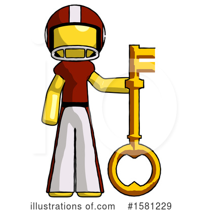 Royalty-Free (RF) Yellow Design Mascot Clipart Illustration by Leo Blanchette - Stock Sample #1581229