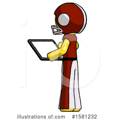 Royalty-Free (RF) Yellow Design Mascot Clipart Illustration by Leo Blanchette - Stock Sample #1581232
