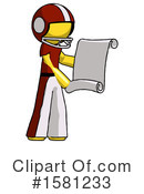 Yellow Design Mascot Clipart #1581233 by Leo Blanchette