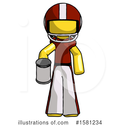 Royalty-Free (RF) Yellow Design Mascot Clipart Illustration by Leo Blanchette - Stock Sample #1581234