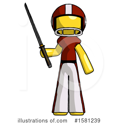 Royalty-Free (RF) Yellow Design Mascot Clipart Illustration by Leo Blanchette - Stock Sample #1581239