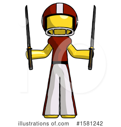 Royalty-Free (RF) Yellow Design Mascot Clipart Illustration by Leo Blanchette - Stock Sample #1581242