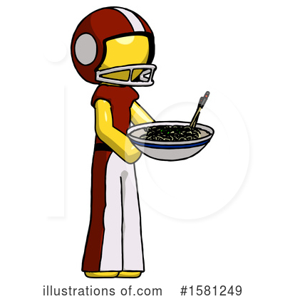 Royalty-Free (RF) Yellow Design Mascot Clipart Illustration by Leo Blanchette - Stock Sample #1581249