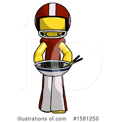 Royalty-Free (RF) Yellow Design Mascot Clipart Illustration by Leo Blanchette - Stock Sample #1581250