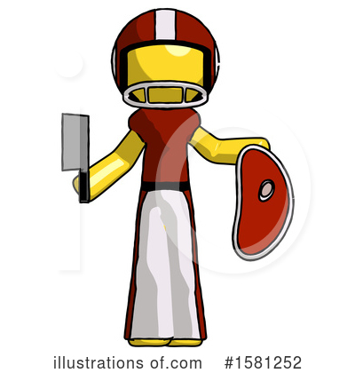Royalty-Free (RF) Yellow Design Mascot Clipart Illustration by Leo Blanchette - Stock Sample #1581252