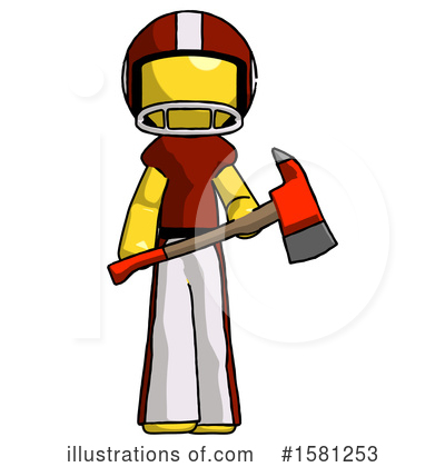 Royalty-Free (RF) Yellow Design Mascot Clipart Illustration by Leo Blanchette - Stock Sample #1581253