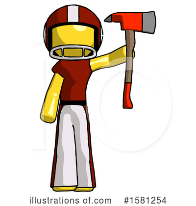 Royalty-Free (RF) Yellow Design Mascot Clipart Illustration by Leo Blanchette - Stock Sample #1581254