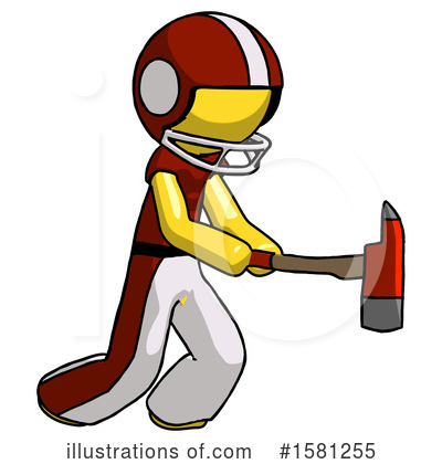 Royalty-Free (RF) Yellow Design Mascot Clipart Illustration by Leo Blanchette - Stock Sample #1581255