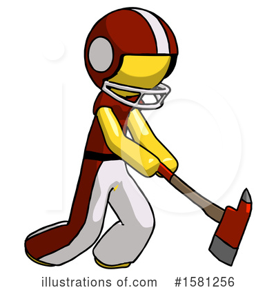 Royalty-Free (RF) Yellow Design Mascot Clipart Illustration by Leo Blanchette - Stock Sample #1581256