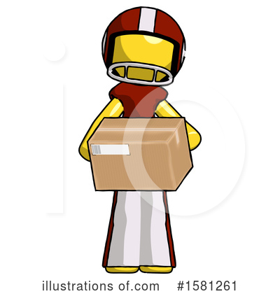 Royalty-Free (RF) Yellow Design Mascot Clipart Illustration by Leo Blanchette - Stock Sample #1581261