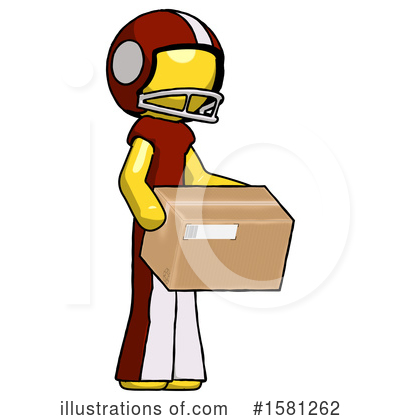 Royalty-Free (RF) Yellow Design Mascot Clipart Illustration by Leo Blanchette - Stock Sample #1581262