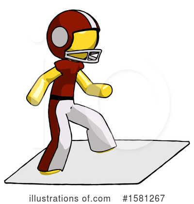 Royalty-Free (RF) Yellow Design Mascot Clipart Illustration by Leo Blanchette - Stock Sample #1581267