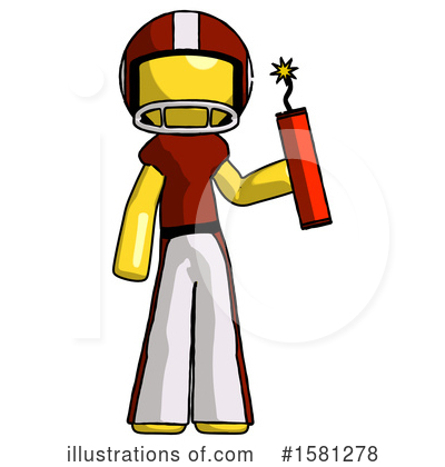 Royalty-Free (RF) Yellow Design Mascot Clipart Illustration by Leo Blanchette - Stock Sample #1581278
