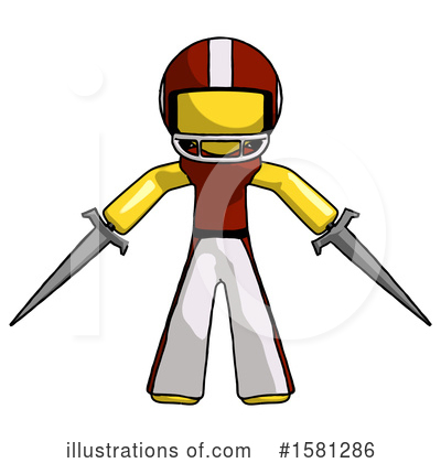 Royalty-Free (RF) Yellow Design Mascot Clipart Illustration by Leo Blanchette - Stock Sample #1581286