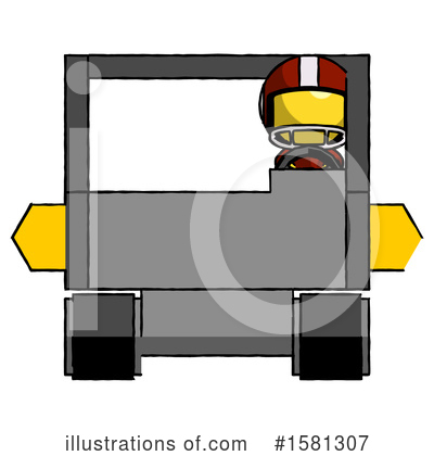 Royalty-Free (RF) Yellow Design Mascot Clipart Illustration by Leo Blanchette - Stock Sample #1581307