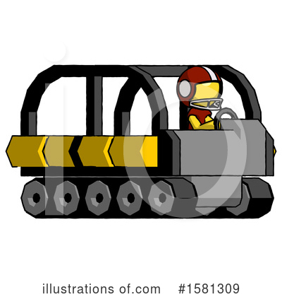 Royalty-Free (RF) Yellow Design Mascot Clipart Illustration by Leo Blanchette - Stock Sample #1581309