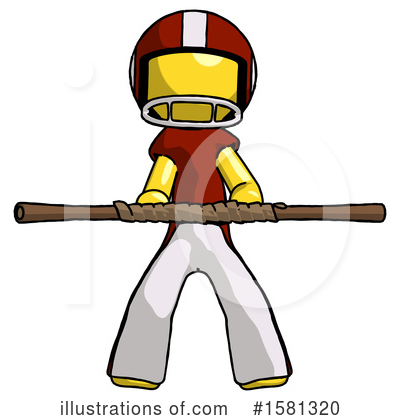 Royalty-Free (RF) Yellow Design Mascot Clipart Illustration by Leo Blanchette - Stock Sample #1581320